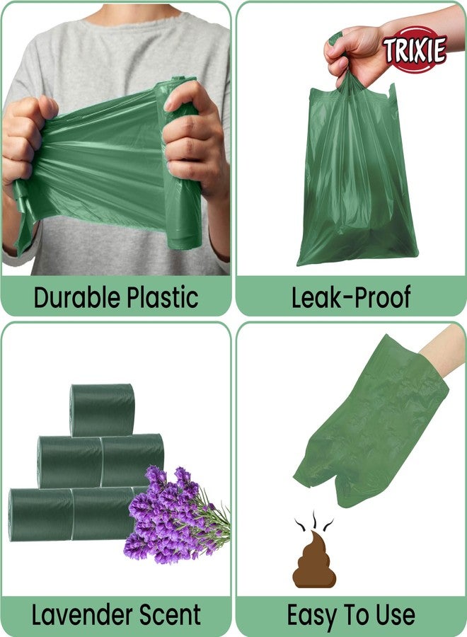 تريكسي أكياس فضلات الكلاب القابلة للتحلل الحيوي من تريكسي - أكياس مانعة للتسرب، متينة، وصديقة للبيئة - 4 لفات، كل لفة تحتوي على 10 أكياس، تناسب الموزعات القياسية، سهلة الاستخدام - Image 4